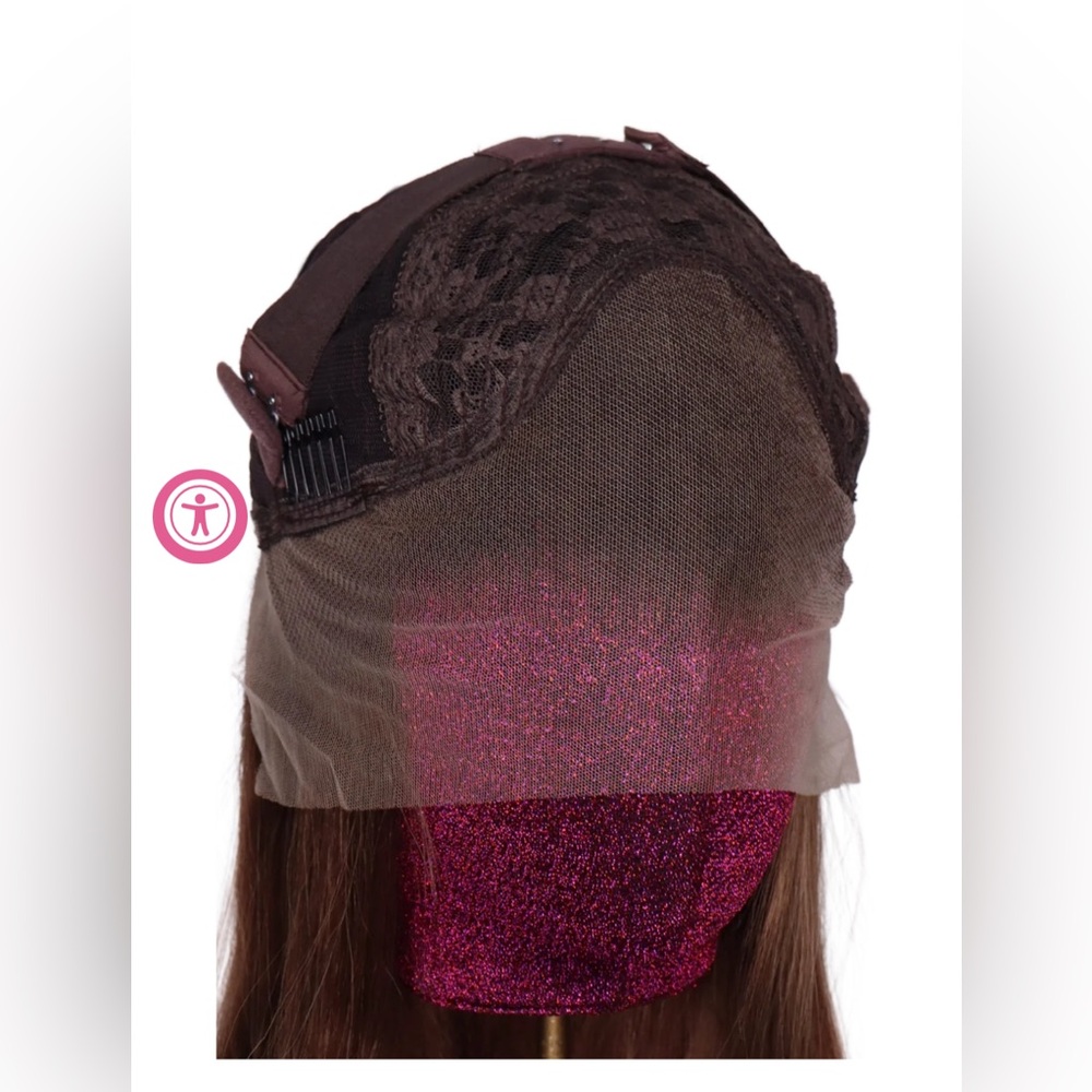 🌟NEW Chelsey Smith Crowns Clara - Cherry Truffle Synthetic Wig - Standard Size🌟 - Picture 4 of 10